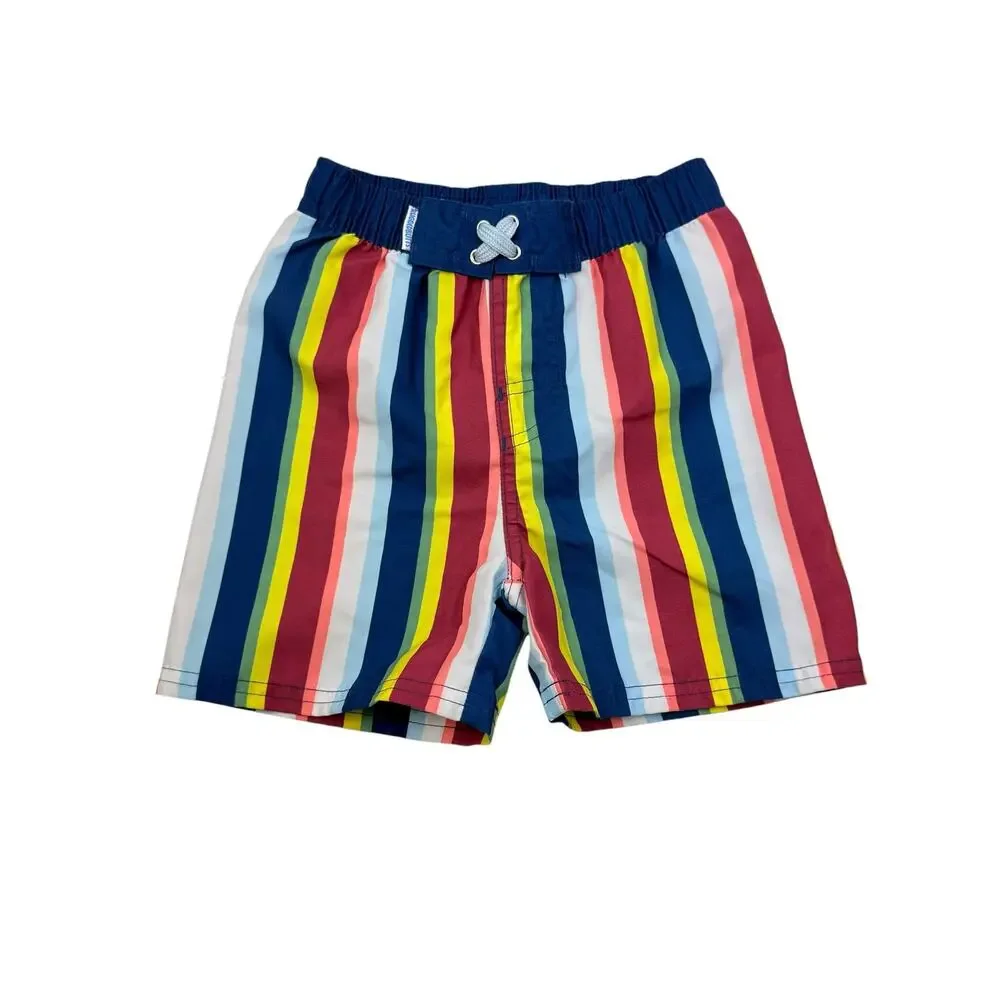 RuggedButts Striped Swim Shorts, Size 4T